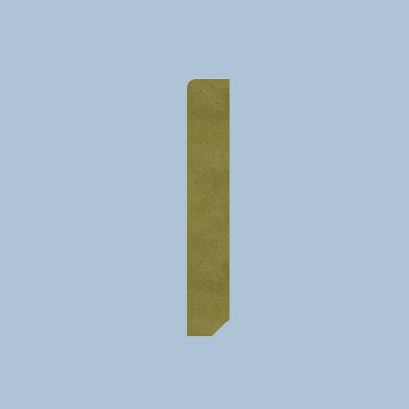 MDF Gladde Plint - 6 x 100 mm - RAL 9001