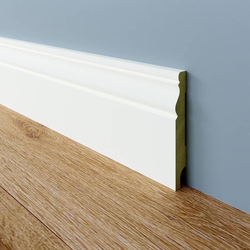 Gotische Plint - 18 x 120 mm - RAL 9003