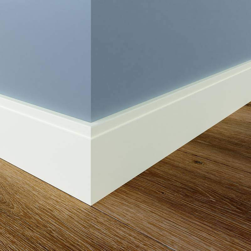 Scandinavische Plint - 12 x 120 mm - RAL 9016