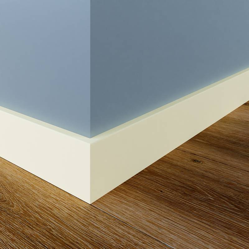 Gladde Plint Meranti - 9 x 45 mm - RAL 9010