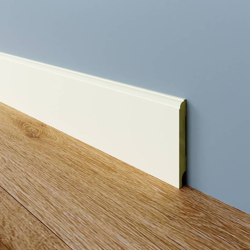 Kraal plint - 15 x 120 mm - RAL 9010