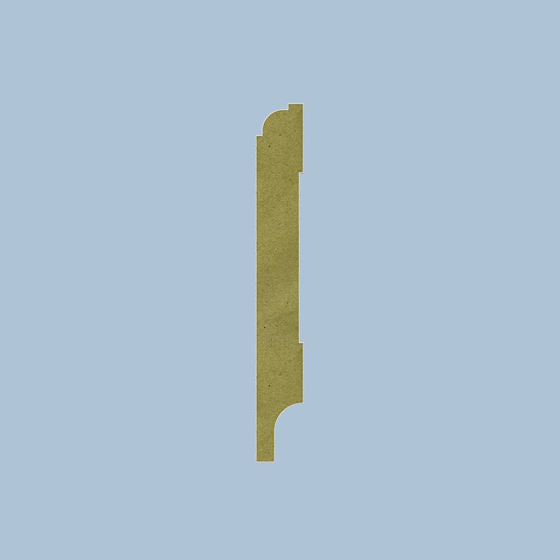 Kraal plint - 12 x 70 mm - RAL 7016