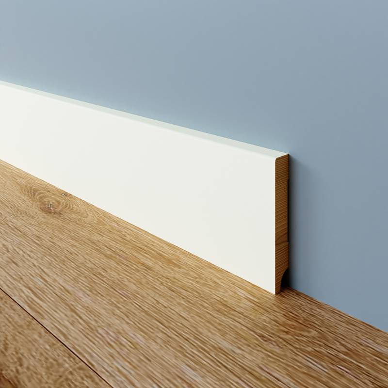 Gladde Plint - 15 x 70 mm - RAL 9016