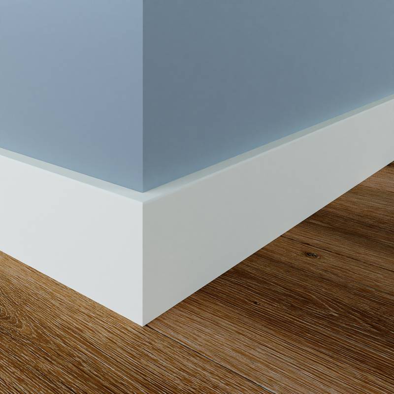 Gladde Plint - 15 x 120 mm - RAL 9003