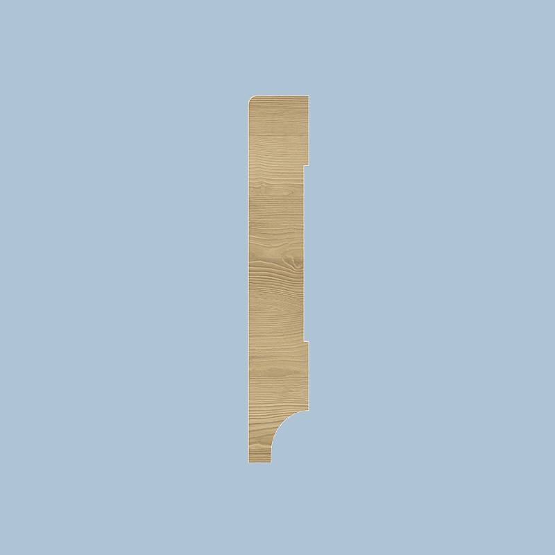 Gladde Plint - 15 x 120 mm - RAL 9003