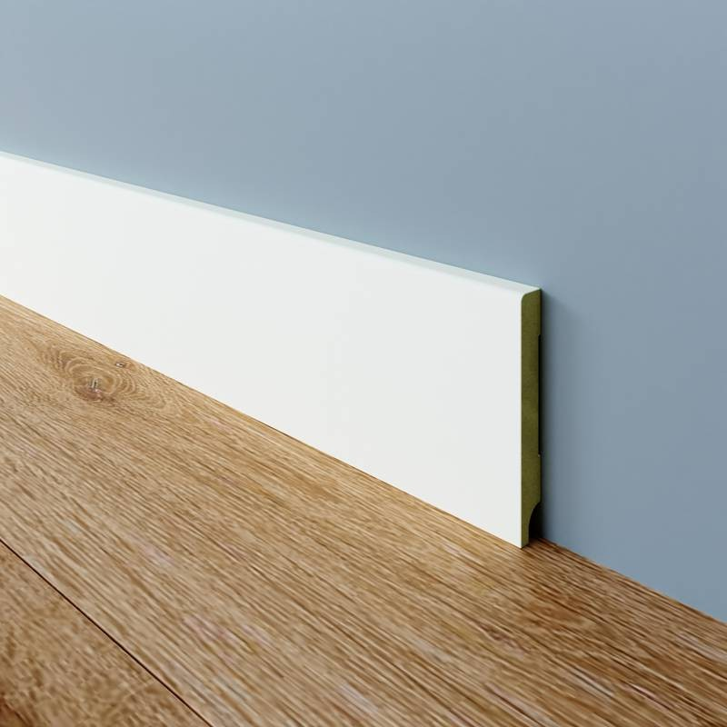MDF Gladde Plint 3050mm - 9 x 90 mm