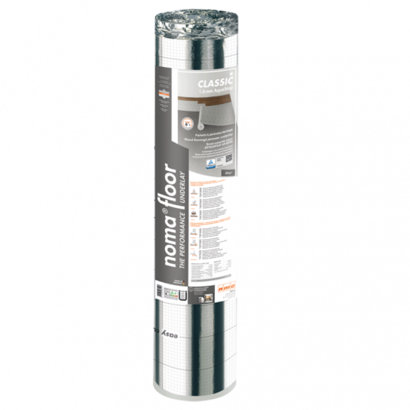 Ondervloerfolie Op Rol 1,6 MM - PVC (1 product beschikbaar)