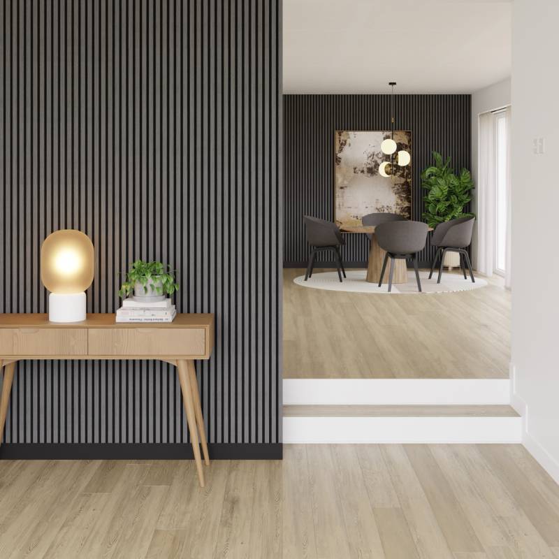 Grijs eiken - 22 x 605 x 2400 mm