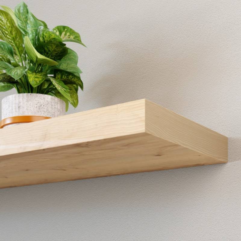 Grenen Wandplank Recht - grenen (4 producten beschikbaar)