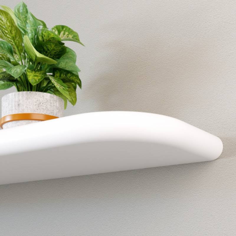 MDF Wandplank Dubbel Afgerond - mdf vochtwerend (2 producten beschikbaar)