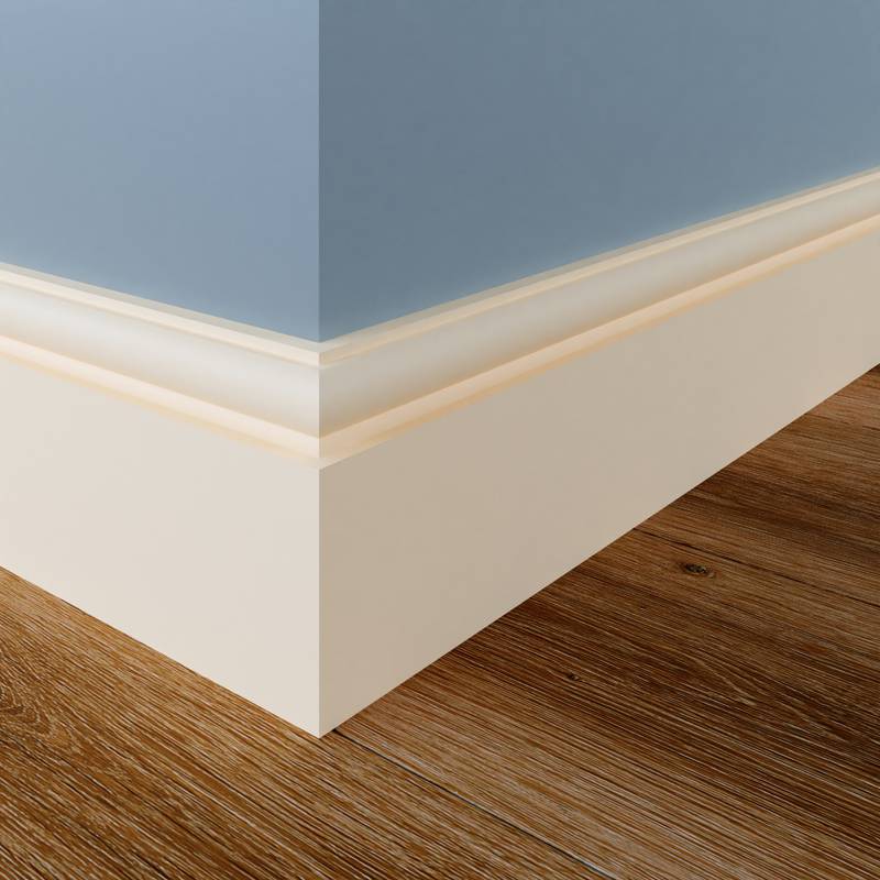 Sier Plint - 18 x 90 mm - RAL 9001