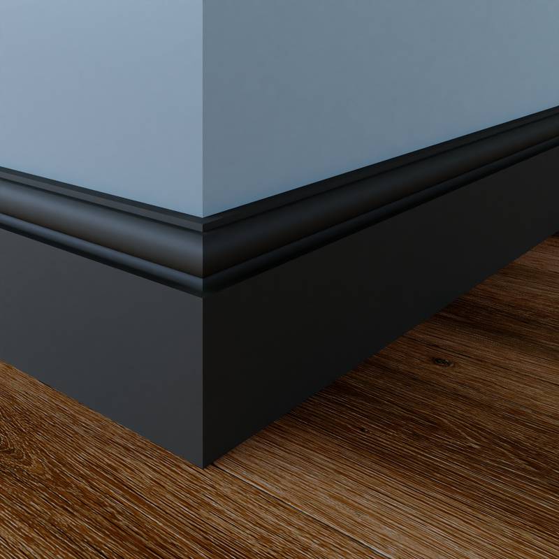 Sier Plint - 18 x 120 mm - RAL 7016