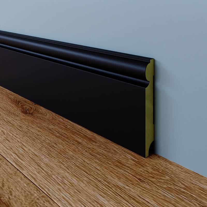 Sier Plint - 18 x 120 mm - RAL 9005