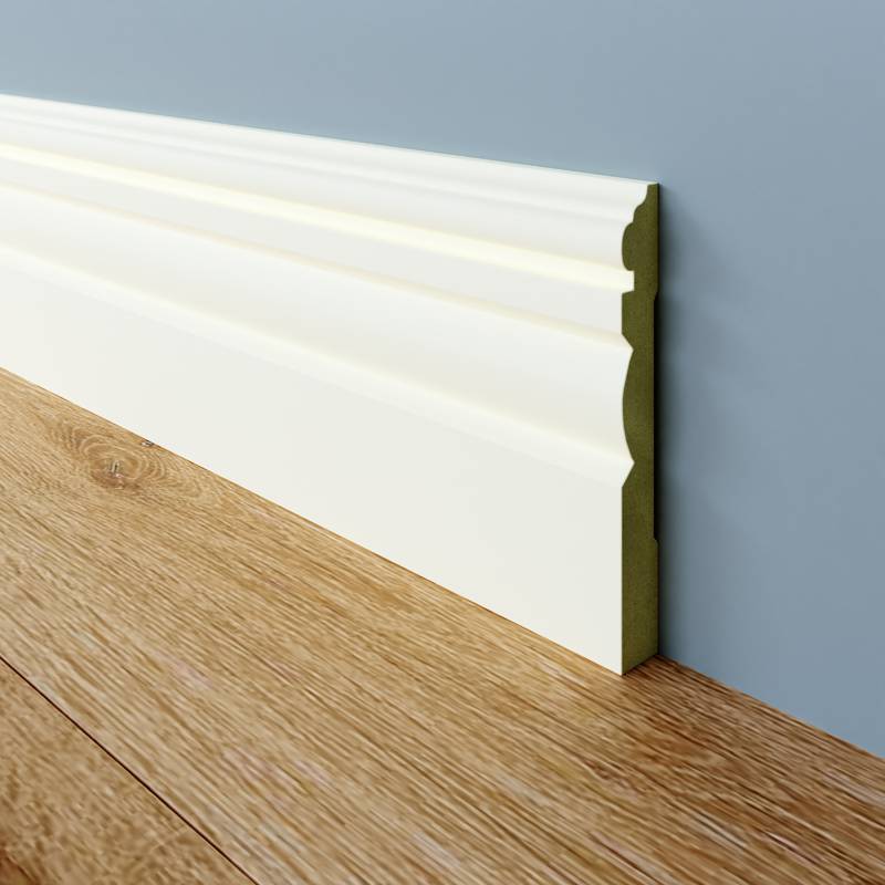 Gotiek Plint - 18 x 140 mm - RAL 9016