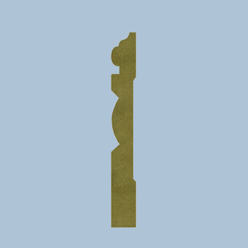 Gotiek Plint - 18 x 140 mm - RAL 9005
