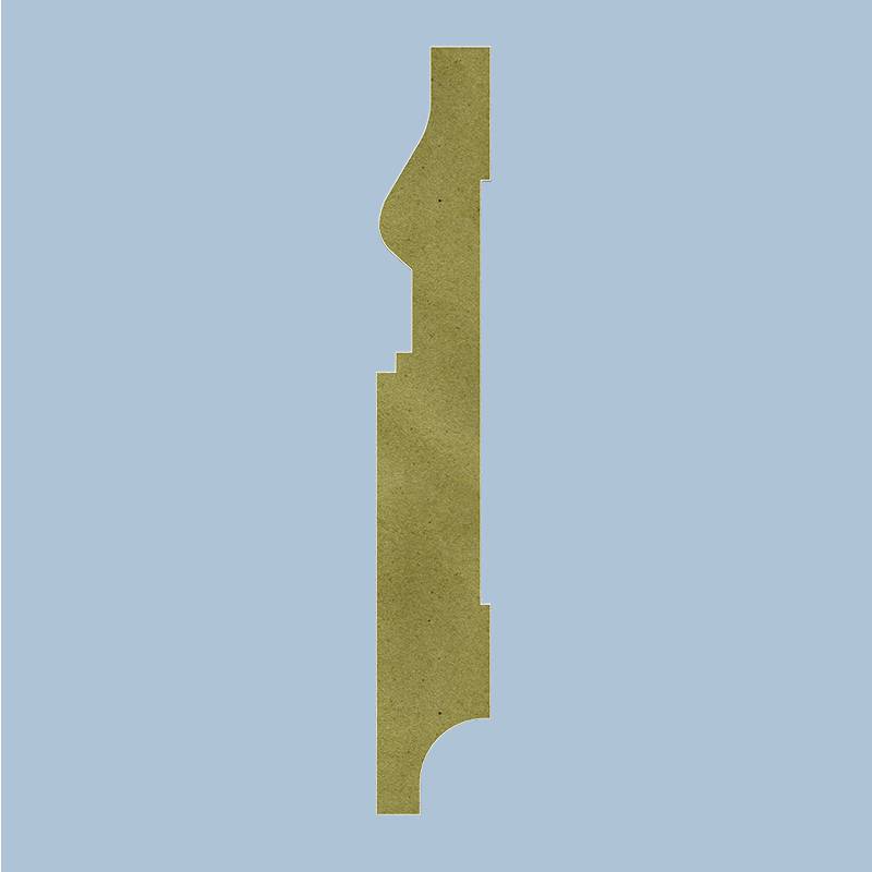 Monumenten Plint - 18 x 120 mm - RAL 9010
