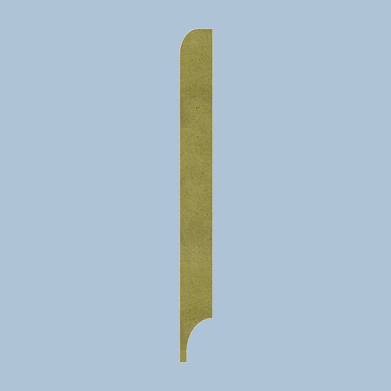 Radius-12 Plint - 12 x 120 mm - RAL 9010