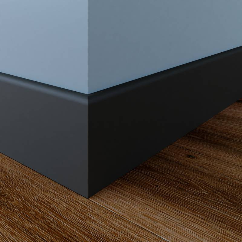 Radius-12 Plint - 12 x 120 mm - RAL 7016