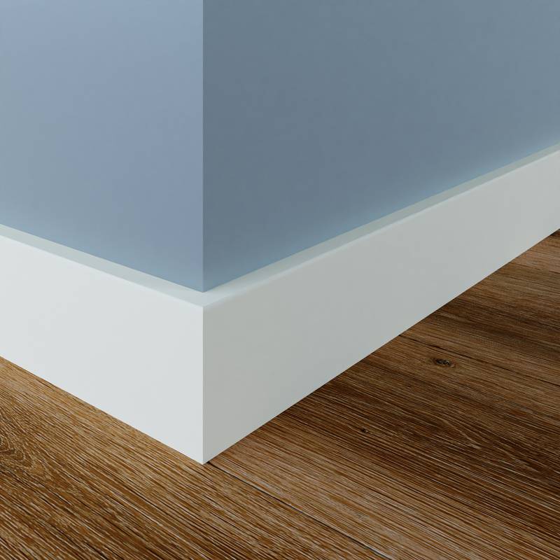 Gladde Plint - 12 x 70 mm - RAL 9003