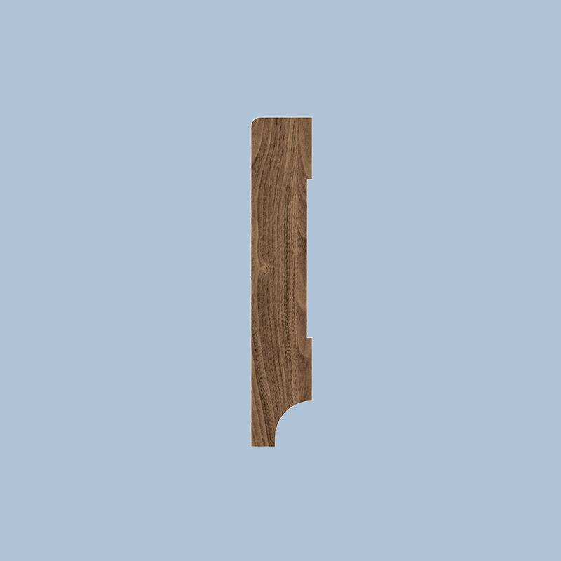 Gladde Plint - 12 x 70 mm - RAL 7016