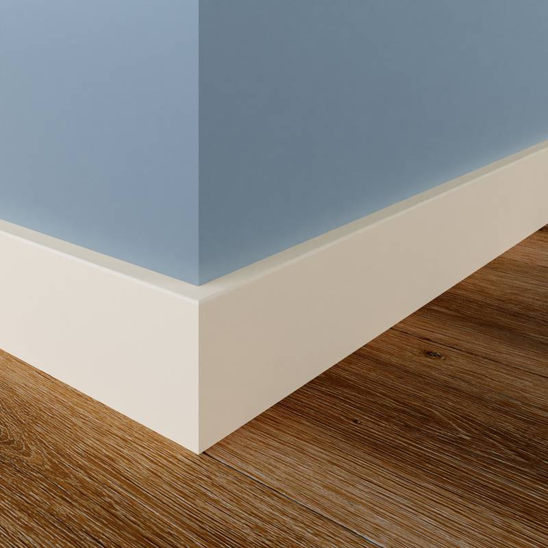 Gladde Plint - 15 x 70 mm - RAL 9001