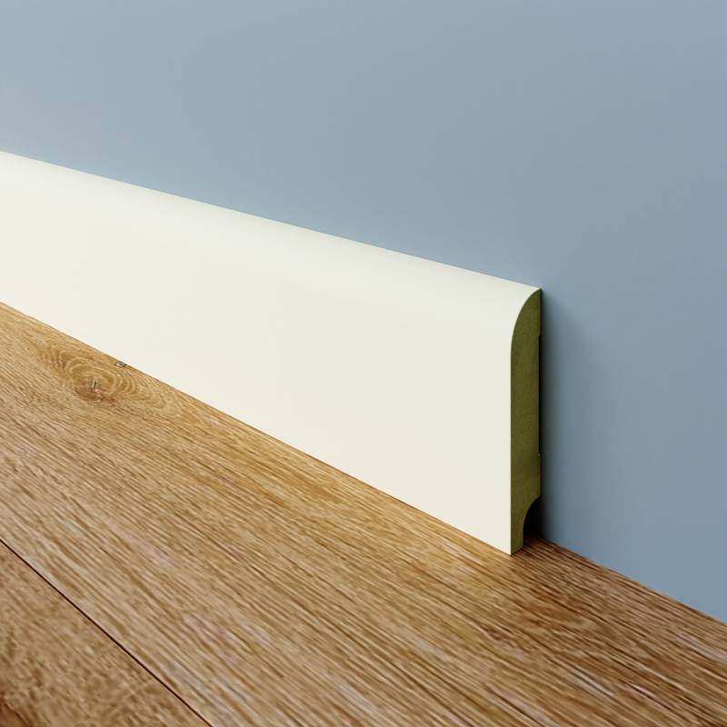 Koloniale Plint - 12 x 55 mm - RAL 9010