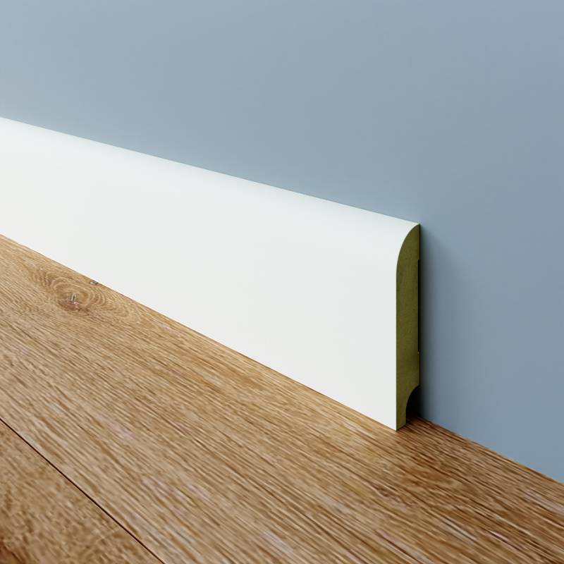 Koloniale Plint - 12 x 55 mm - RAL 9003