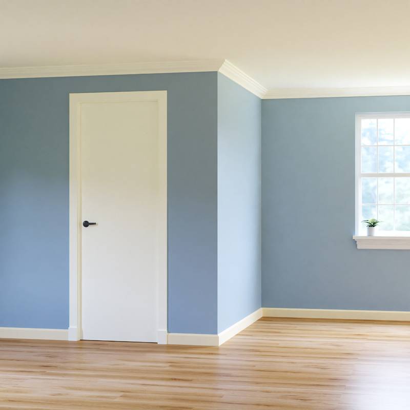 Moderne plint - 12 x 90 mm - RAL 9001