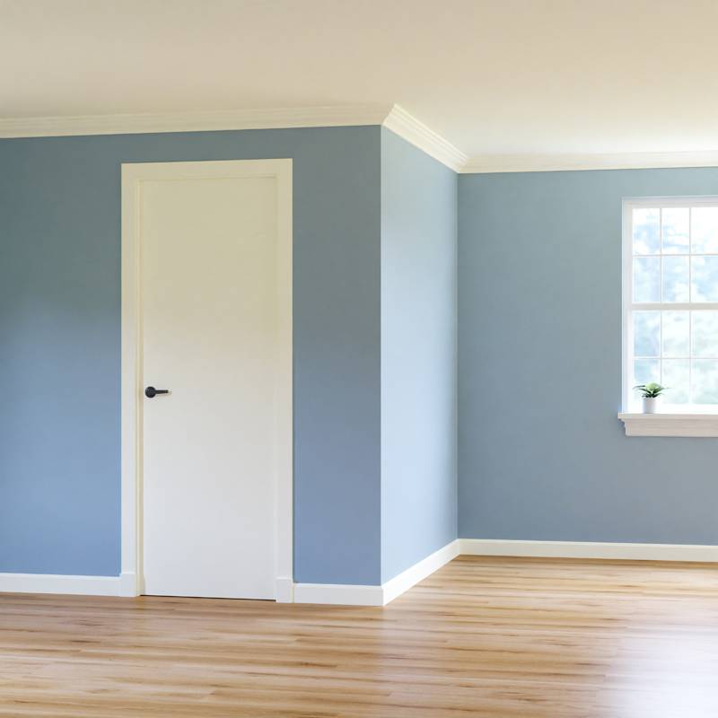 Moderne plint - 18 x 120 mm - Gegrond