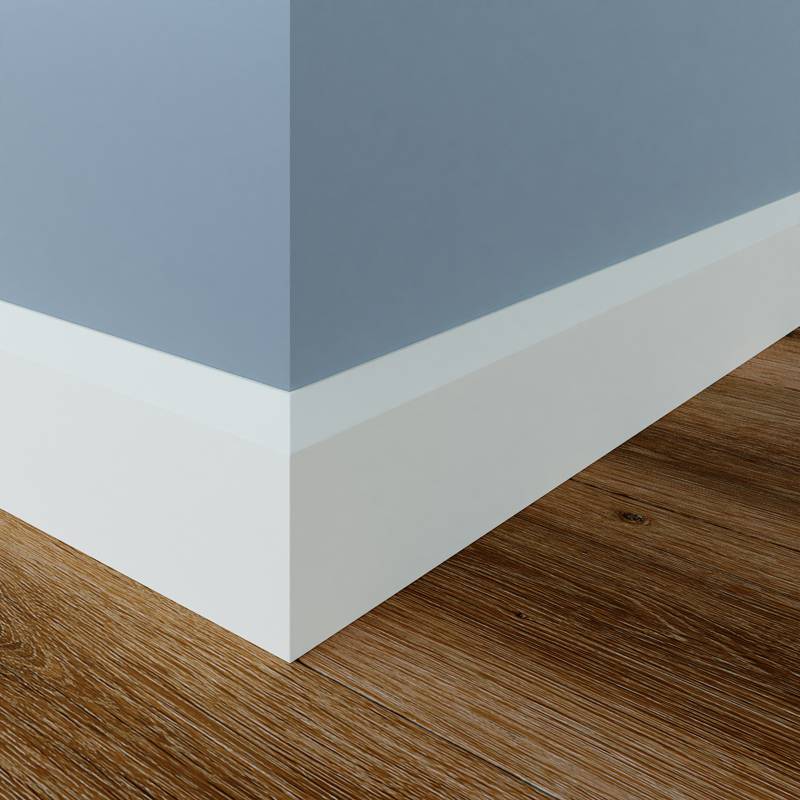 Moderne plint - 18 x 120 mm - Gegrond