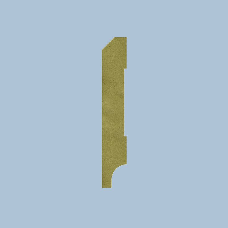 Velling plint - 15 x 70 mm - RAL 7016
