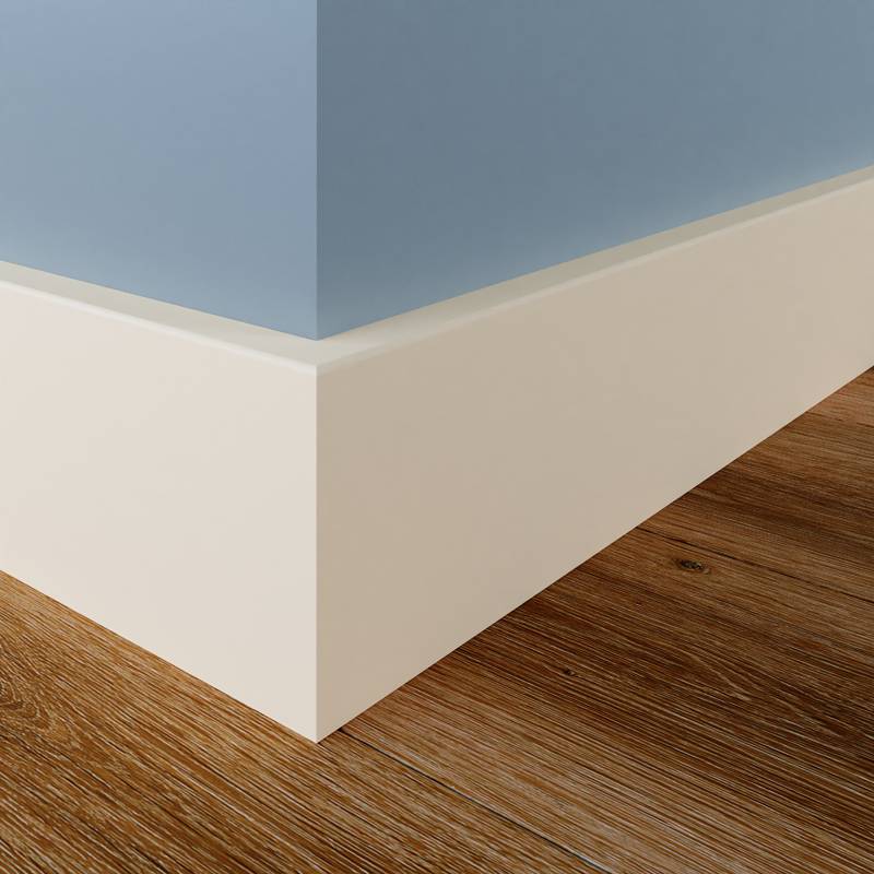 Gladde Overzetplint - 18 x 70 mm - RAL 9003