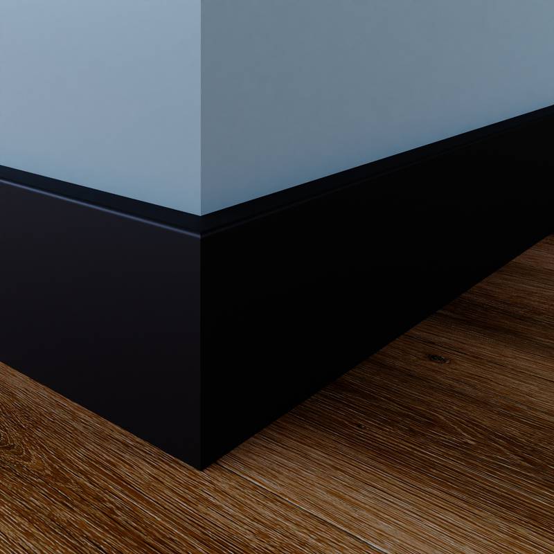 Gladde Overzetplint - 18 x 90 mm - RAL 9005