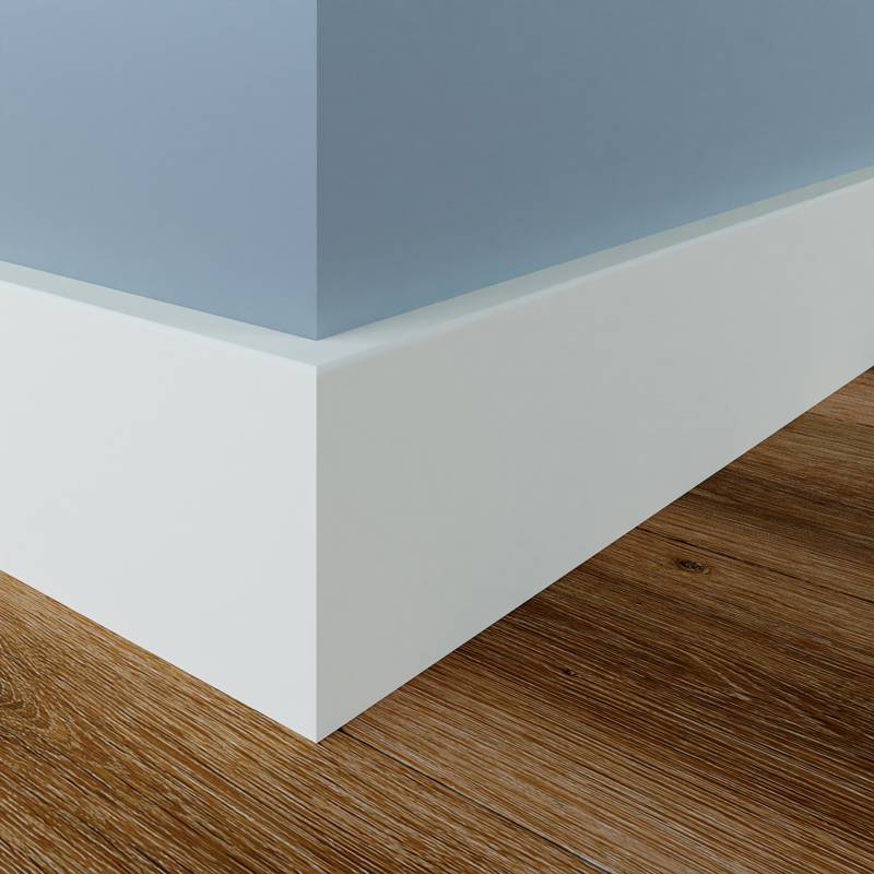 Gladde Overzetplint - 22 x 70 mm - RAL 9003