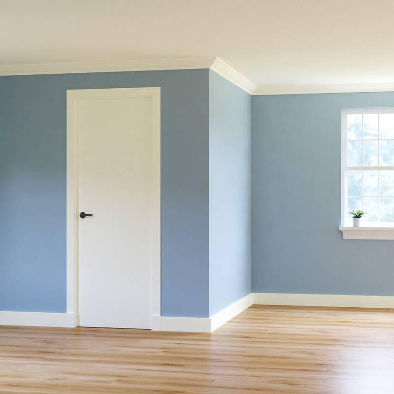 MDF Gladde Overzetplint - 18 x 50 mm - RAL 9016