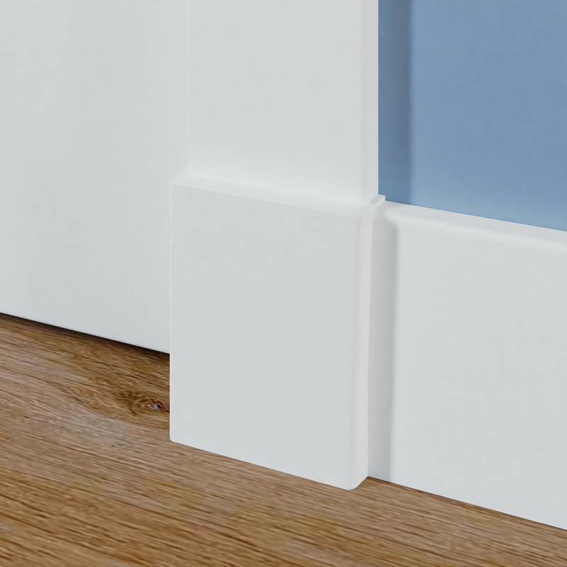 Rechte Plintneut - 22 x 105 x 160 mm