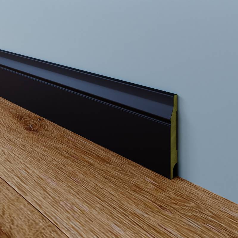 Romeinse Plint - 15 x 90 mm - RAL 9005